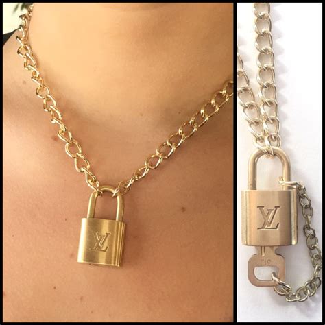 louis vuitton pendant replica|Louis Vuitton locket necklace.